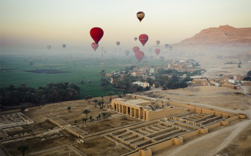 Luxor: Hot Air Balloon Ride over Luxor Relics